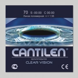 Линза очковая CANTILEN Clear Vision 1.56 d70