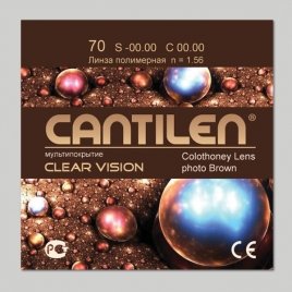Линза очковая CANTILEN Colorhoney Lens Clear Vision 1.56 BROWN