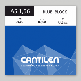 Линза очковая CANTILEN BLUE BLOCK HMC/EMI AS 1.56 