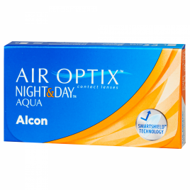 Контактные линзы AIR Optix Aqua NIGHT & DAY (3 шт.)