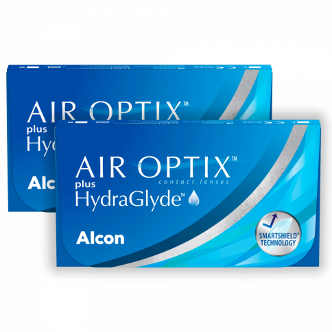  Контактные линзы AIR Optix PLUS HydraGlyde (12 шт.) фото 2 