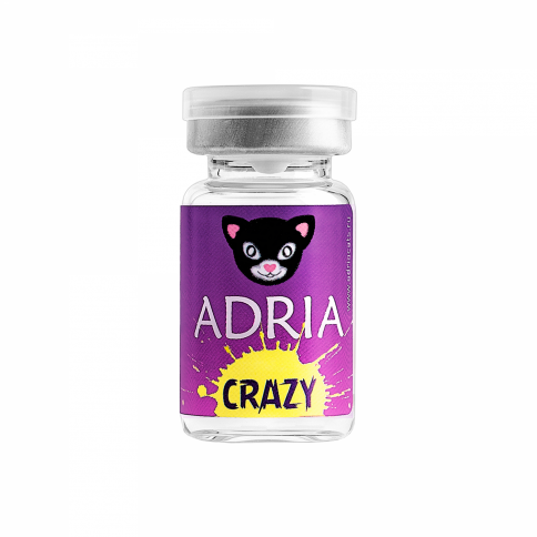  Контактные линзы цветные ADRIA Crazy (1 шт.) фото 1 