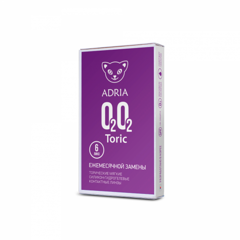 Контактные линзы Adria O2O2 TORIC (6 шт.) фото 2