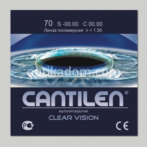 Линза очковая CANTILEN Clear Vision 1.56 фото 1