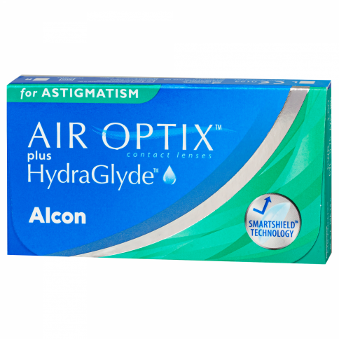 Контактные линзы AIR Optix PLUS HydraGlyde for ASTIGMATISM 8.7 (3 шт.) фото 1 