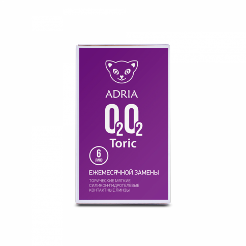 Контактные линзы Adria O2O2 TORIC (6 шт.) фото 1