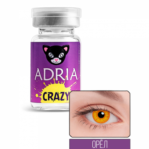  Контактные линзы цветные ADRIA Crazy (1 шт.) фото 11 