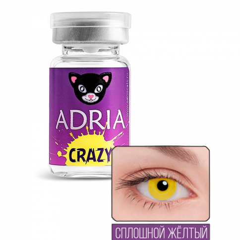  Контактные линзы цветные ADRIA Crazy (1 шт.) фото 25 